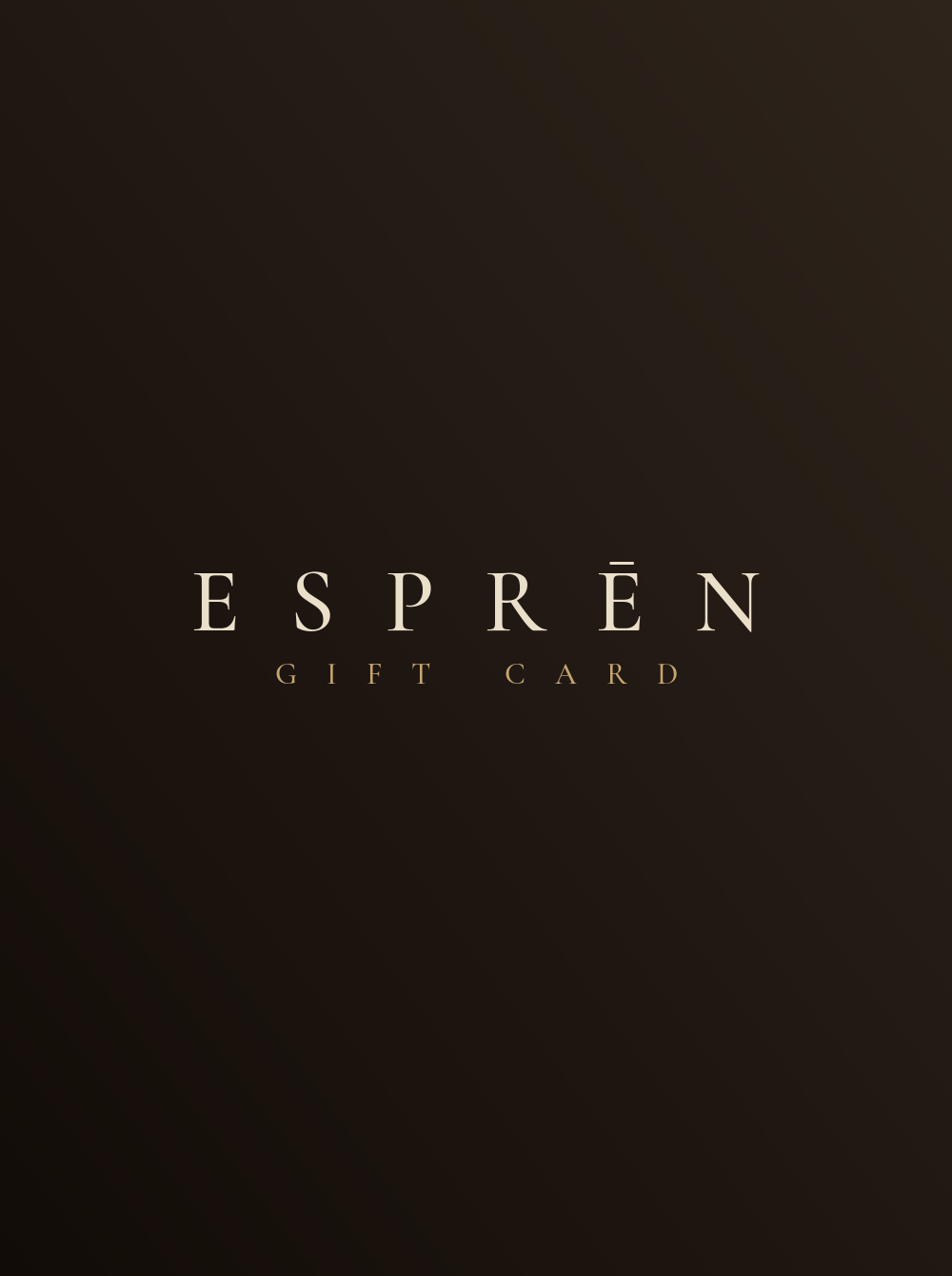 ESPRĒN gift card